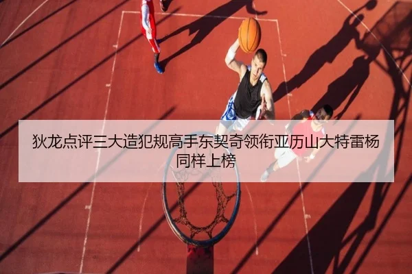 狄龙点评三大造犯规高手东契奇领衔亚历山大特雷杨同样上榜